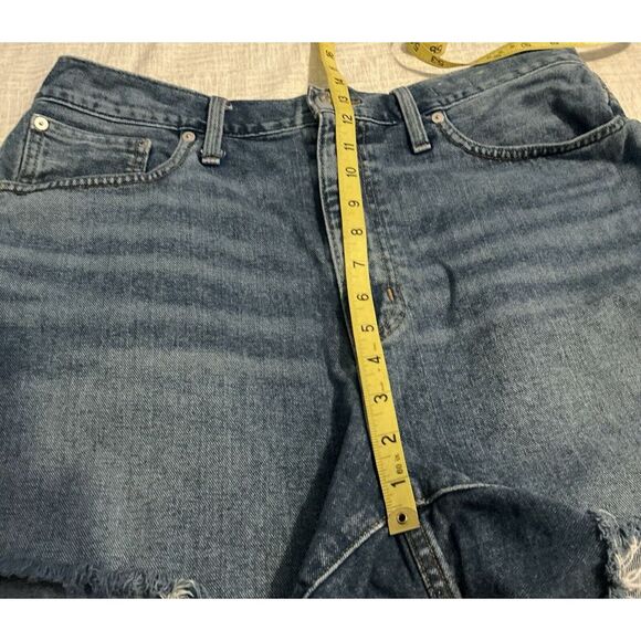 Madewell Women's Size 32 Blue The Mom Jean Shorts - Picture 3 of 5